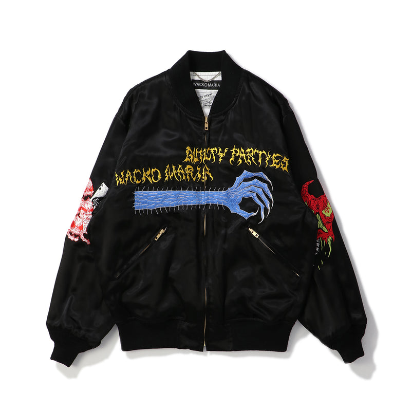 WACKO MARIA/VELVET VIETNAM JACKET（NAVY）［ベルベット