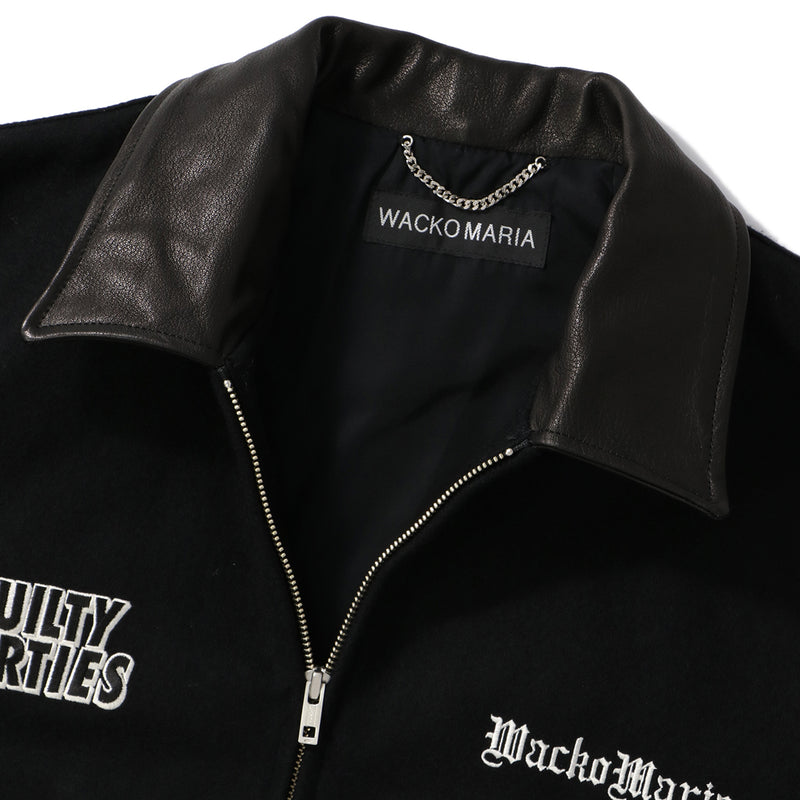 WACKO MARIA（ワコマリア）/ OUTER（アウター）/ LEATHER VARSITY JACKET ( TYPE-2 )商品 / BLACK
