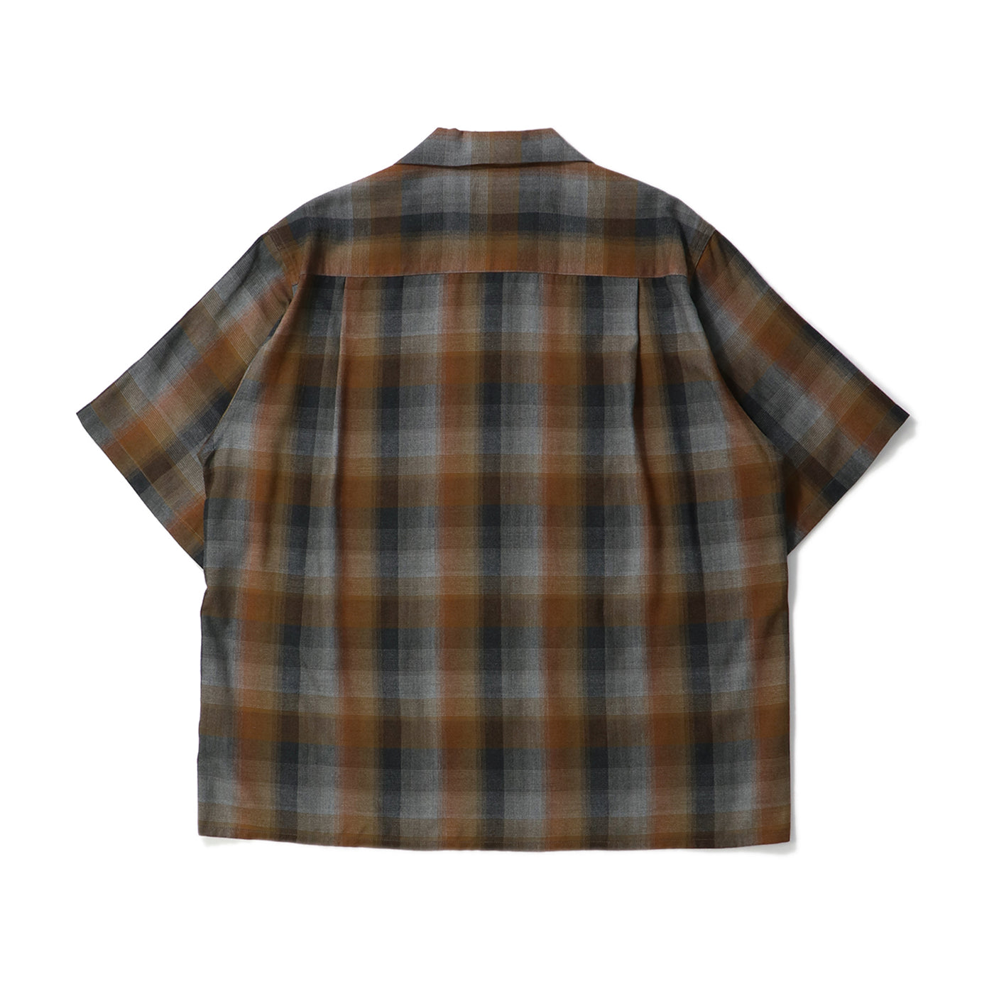 トップス WACKO MARIA OMBRE STRIPED SHIRT XL OMBRE CHECK OPEN COLLAR SHIRT S/S ( TYPE-1 )｜WACKO MARIA｜TOPS