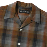 WACKO MARIA(ワコマリア)｜OMBRE CHECK OPEN COLLAR SHIRT S/S ( TYPE-1 )(オンブレチェックオープンカラーシャツS/Sタイプ1)｜【公式通販 UNION TOKYO】｜ユニオントーキョー