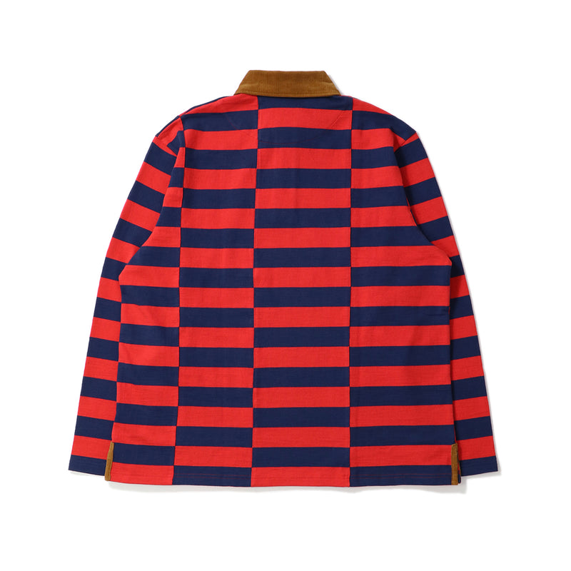 WALES BONNER（ウェールズボナー）/ TOPS（トップス）/ CITY POLO商品 / RED / NAVY