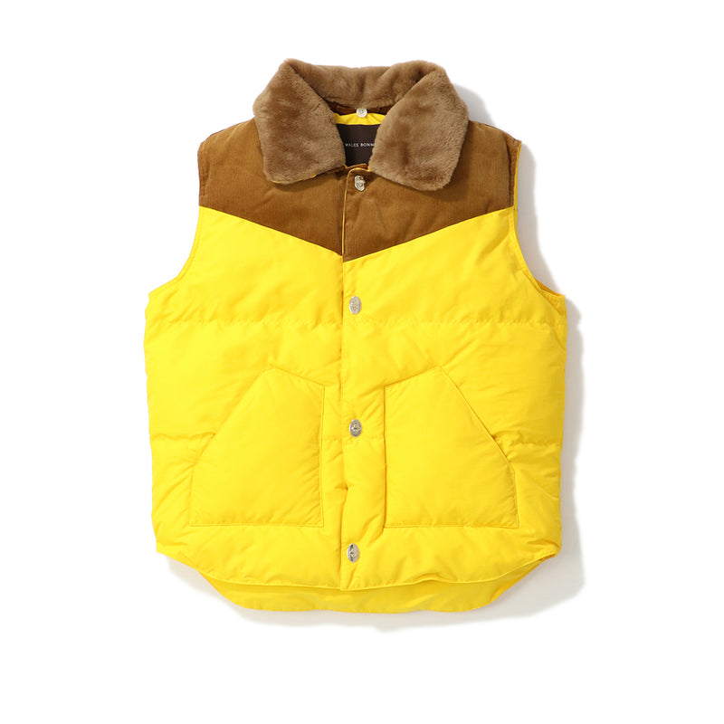 WALES BONNER（ウェールズボナー）/ OUTER（アウター）/ BRIXTON VEST商品 / YELLOW / BROWN