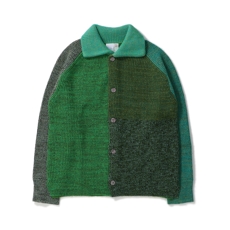 Waste Yarn Project（ウエスト ヤーン プロジェクト）/ TOPS（トップス）/ UNA JACKET TONAL GREEN Assorted 6商品 / GREEN Assorted 6