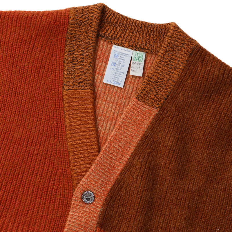 Waste Yarn Project（ウエスト ヤーン プロジェクト）/ TOPS（トップス）/ PATTI CARDIGAN TONAL BROWN Assorted 5商品 / BROWN Assorted 5