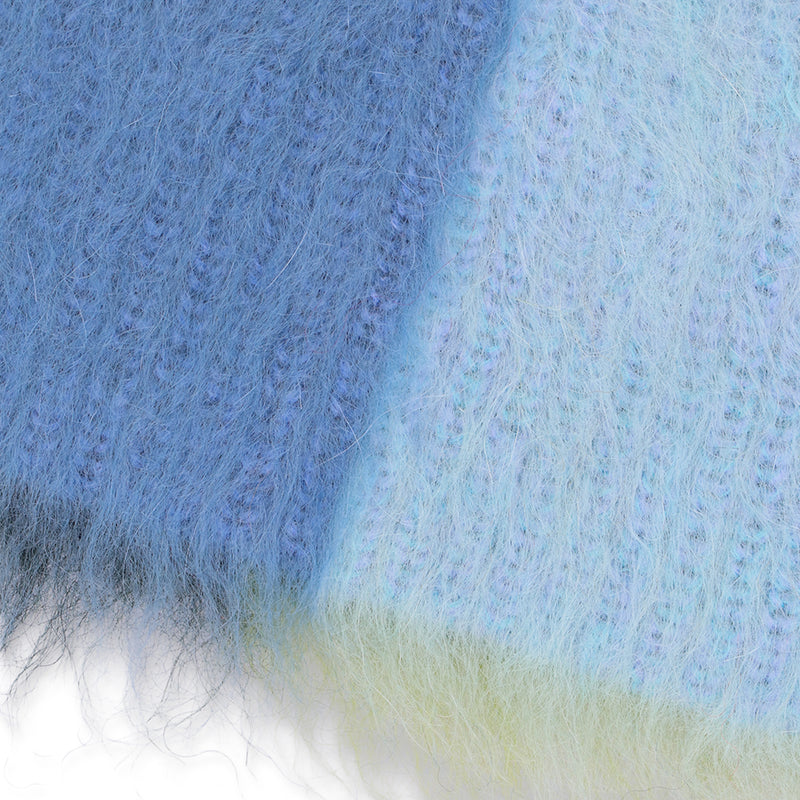 Waste Yarn Project（ウエスト ヤーン プロジェクト）/ ACCESSORIES（アクセサリー）/ YAYA BRUSHED BEANIE商品 / blue/green Assort 1