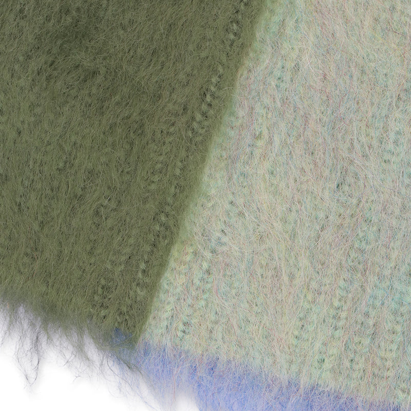 Waste Yarn Project（ウエスト ヤーン プロジェクト）/ ACCESSORIES（アクセサリー）/ YAYA BRUSHED BEANIE商品 / blue/green Assort 1