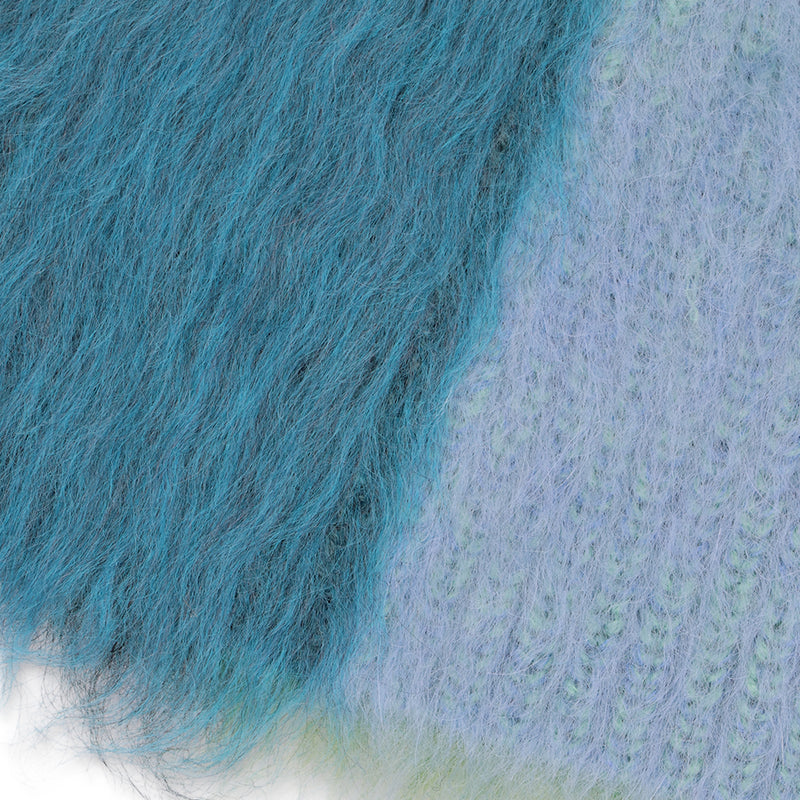 Waste Yarn Project（ウエスト ヤーン プロジェクト）/ ACCESSORIES（アクセサリー）/ YAYA BRUSHED BEANIE商品 / blue/green Assort 1