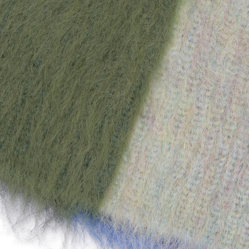Waste Yarn Project（ウエスト ヤーン プロジェクト）/ ACCESSORIES（アクセサリー）/ YAYA BRUSHED BEANIE商品 / blue/green Assort 1