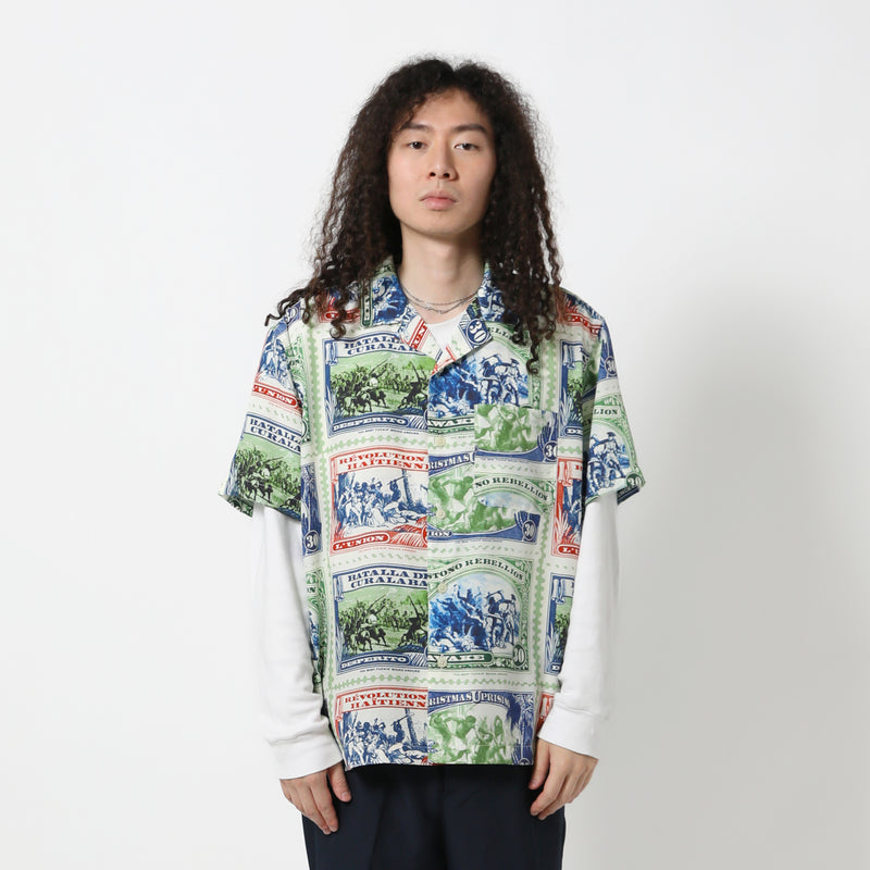 AWAKE NY(アウェイクニューヨーク)｜REVOLUTION CAMP COLLAR SHIRT(レボリューションキャンプカラーシャツ)｜【公式通販 UNIONT TOKYO】｜ユニオントーキョー