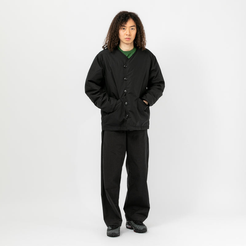 nanamica ナナミカSUBF４５７襟ニット ブルゾン　アウター ブラックM DOWN CARDIGAN｜NANAMICA｜OUTER（アウター）｜【公式通販 UNION TOKYO