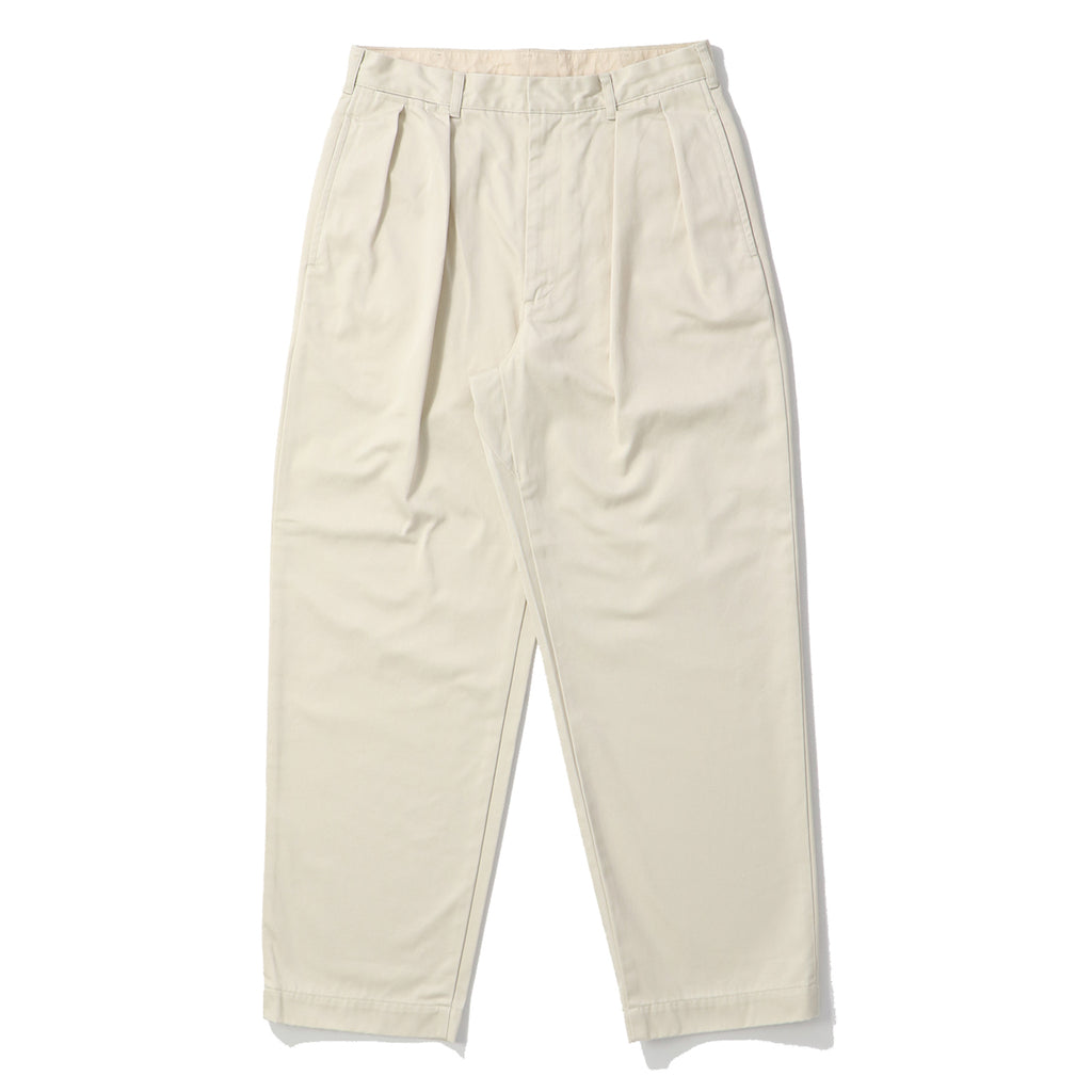 nanamica ベージュ ワイドチノパン 34 nanamica (ナナミカ) Wide Chino Pants / ワイドチノパンツ