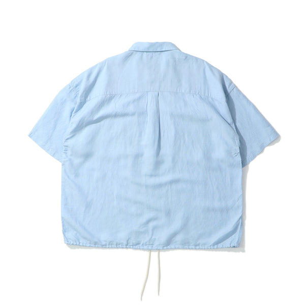 nanamica(ナナミカ)｜Open Collar Cupra Hemp S/S Shirt(オープンカラー キュプラヘンプショートスリーブシャツ)｜【公式通販 UNION TOKYO】｜ユニオントーキョー