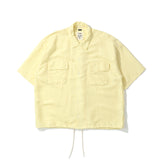 nanamica(ナナミカ)｜Open Collar Cupra Hemp S/S Shirt(オープンカラー キュプラヘンプショートスリーブシャツ)｜【公式通販 UNION TOKYO】｜ユニオントーキョー