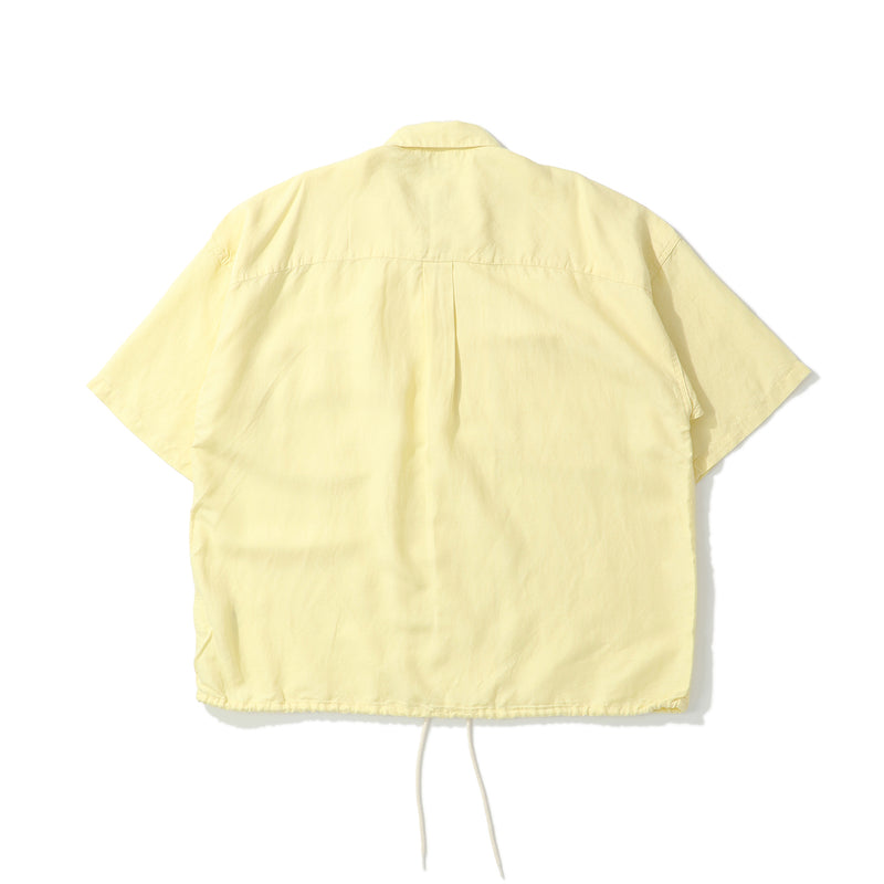 nanamica(ナナミカ)｜Open Collar Cupra Hemp S/S Shirt(オープンカラー キュプラヘンプショートスリーブシャツ)｜【公式通販 UNION TOKYO】｜ユニオントーキョー