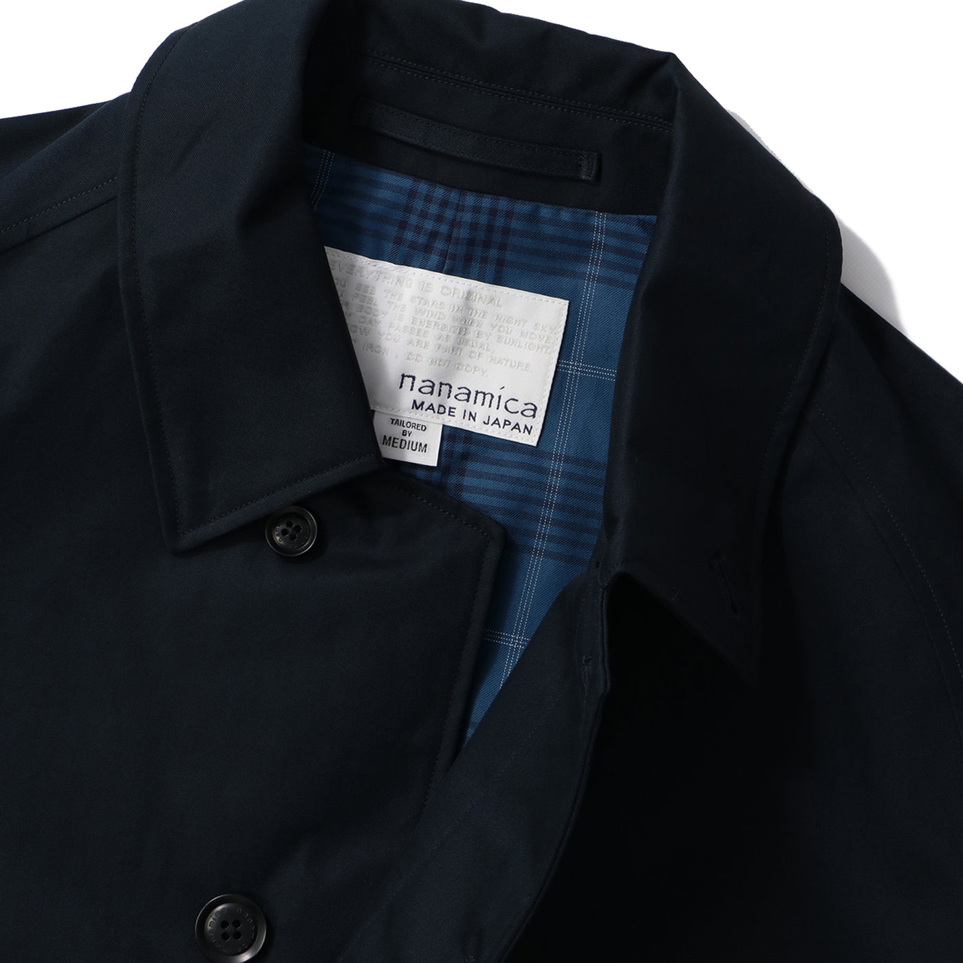 ジャケット・アウター nanamica 2LCotton GORE-TEXBalmacaanCoat 2L COTTON GORE-TEX BALMACAAN COAT｜NANAMICA｜OUTER（アウター