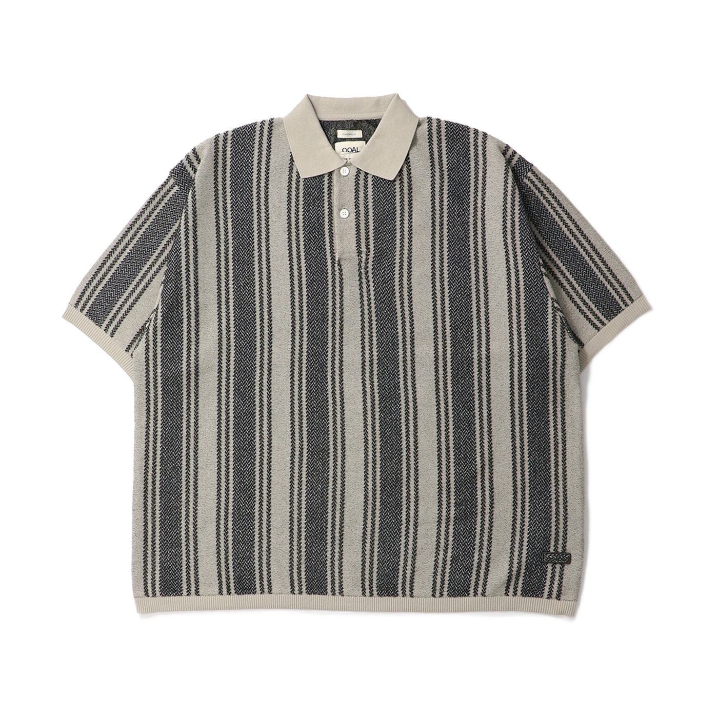 ナナミカ nanamica Stripe Polo Sweater エクリュ nanamica『Stripe Polo Sweater』(Ecru) – Reggieshop