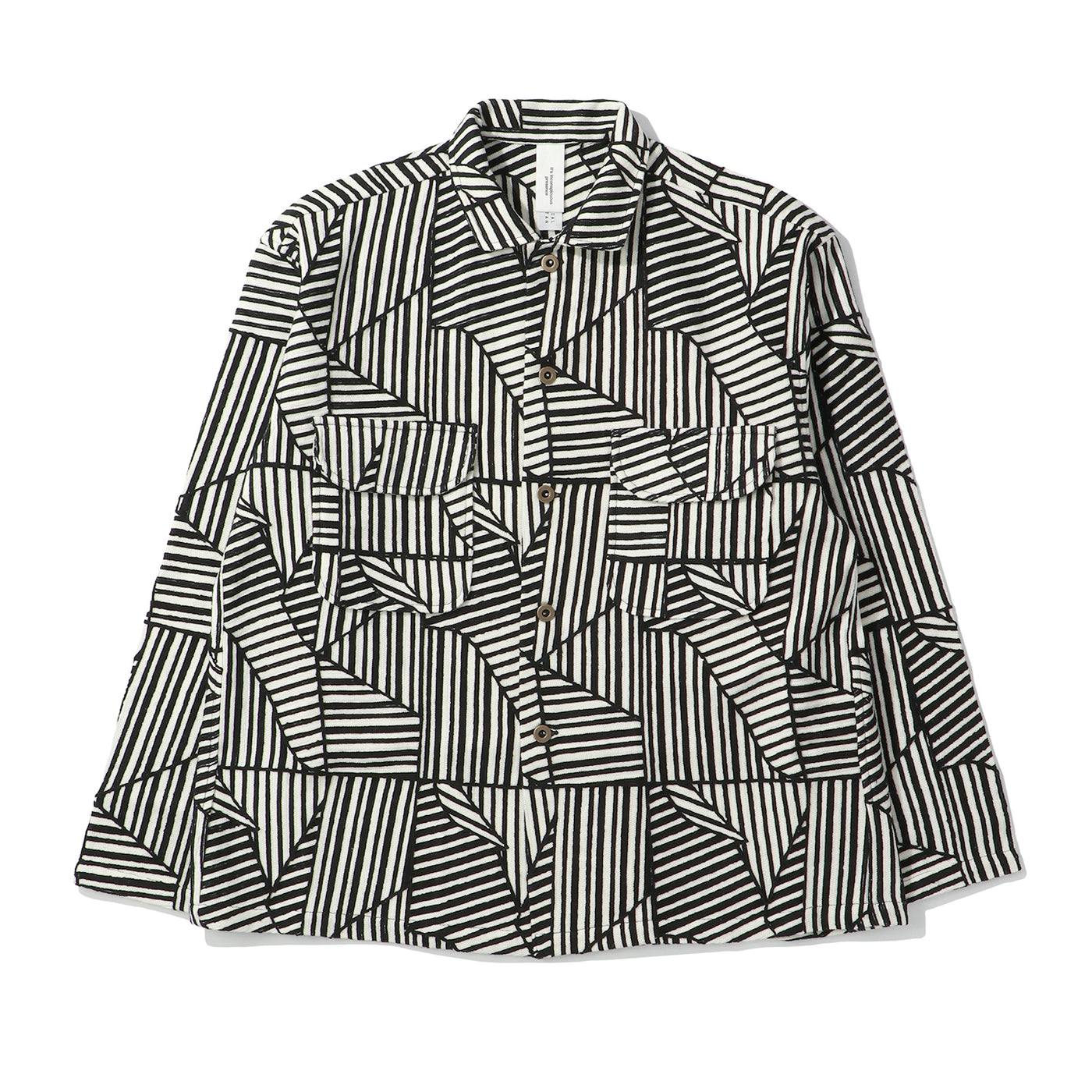 niche(ニッチ)｜Random Stripe Shirts Jacket(ランダムストライプ 