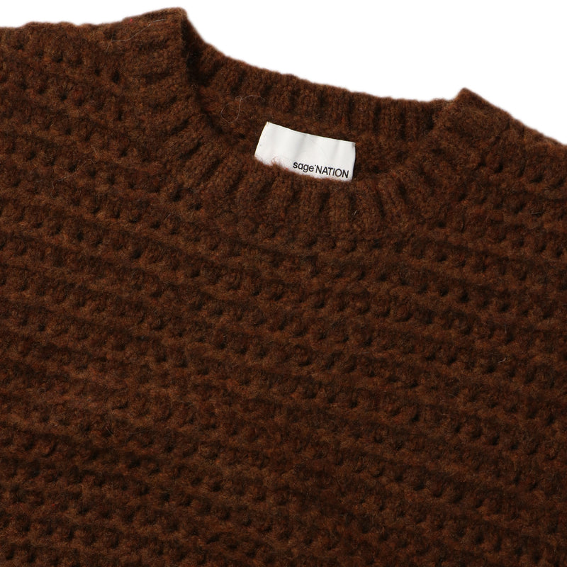 sage NATION(セイジネーション)｜HATCHI LONG SLEEVE KNIT(ハッチロングスリーブニット)｜【公式通販 UNIONT TOKYO】｜ユニオントーキョー