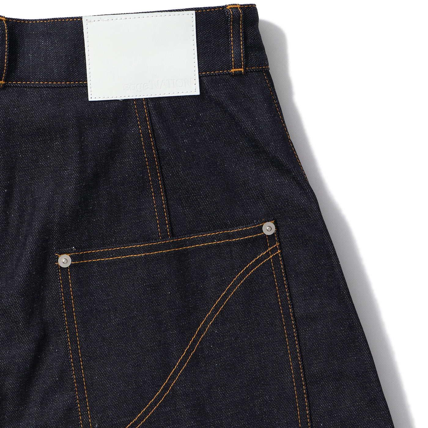 sage NATION(セイジネーション)｜WELT SHORTS RAW DENIM