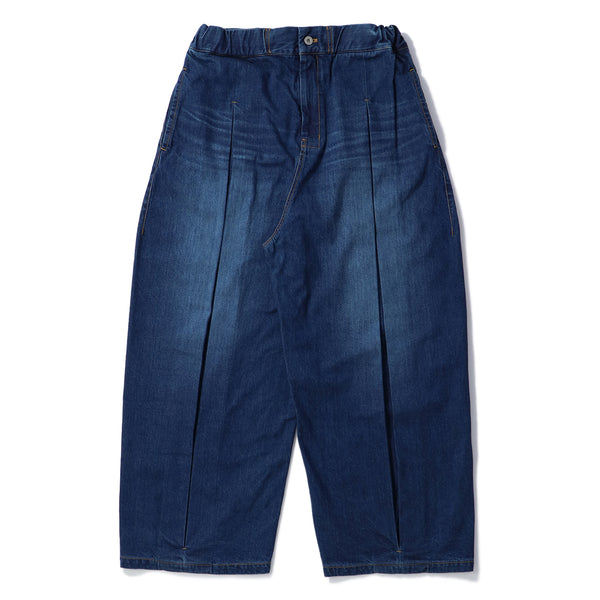 sage NATION(セイジネーション)｜BOX PLEAT TROUSER DENIM INDIGO WASH(ボックスプリートトラウザーデニムインディゴウォッシュ)｜【公式通販 UNION TOKYO】｜ユニオントーキョー