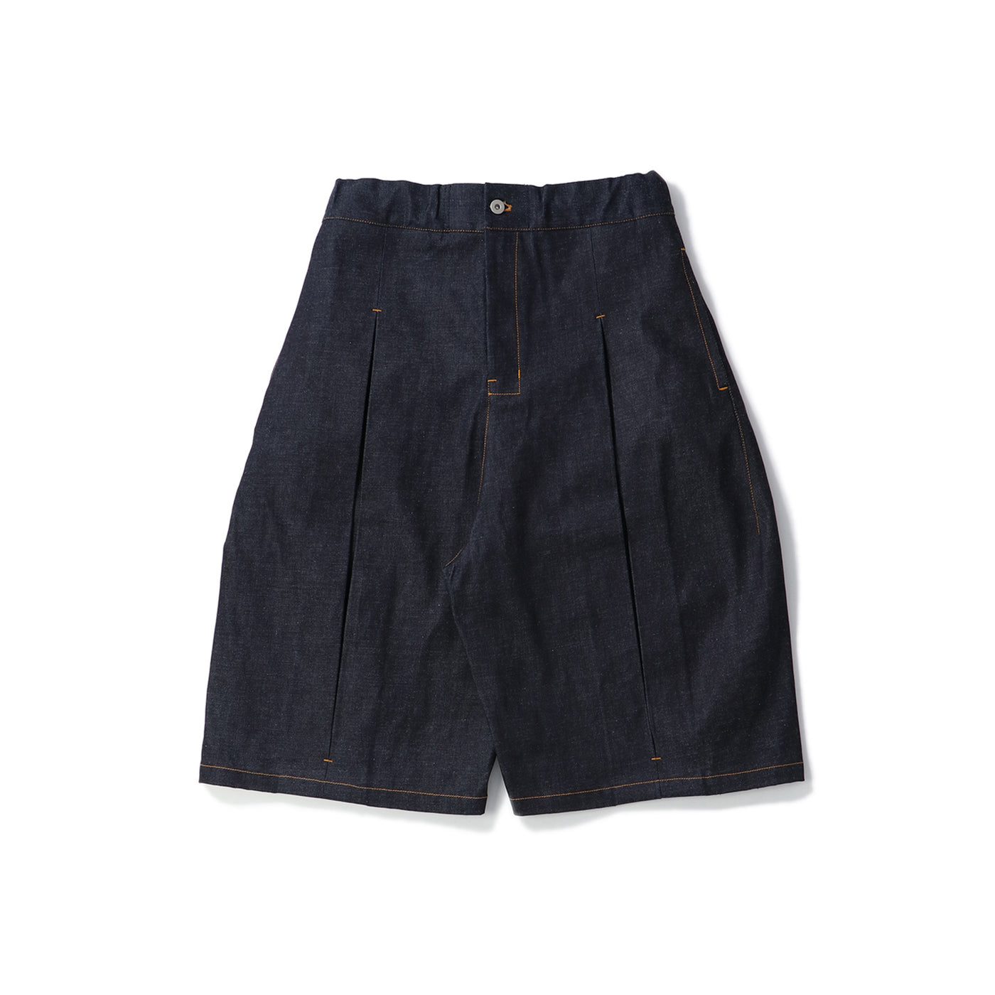 パンツ SAGE NATION BOX PLEATS DENIM SHORT PANTS BOX PLEAT SHORT RAW DENIM｜SAGE NATION｜BOTTOMS（ボトムス