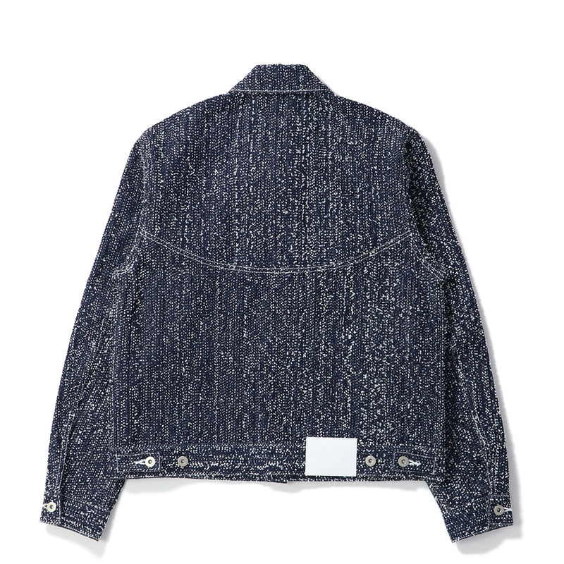 DENIM JIJI JACKET INDIGO SNOW｜SAGE NATION｜OUTER（アウター