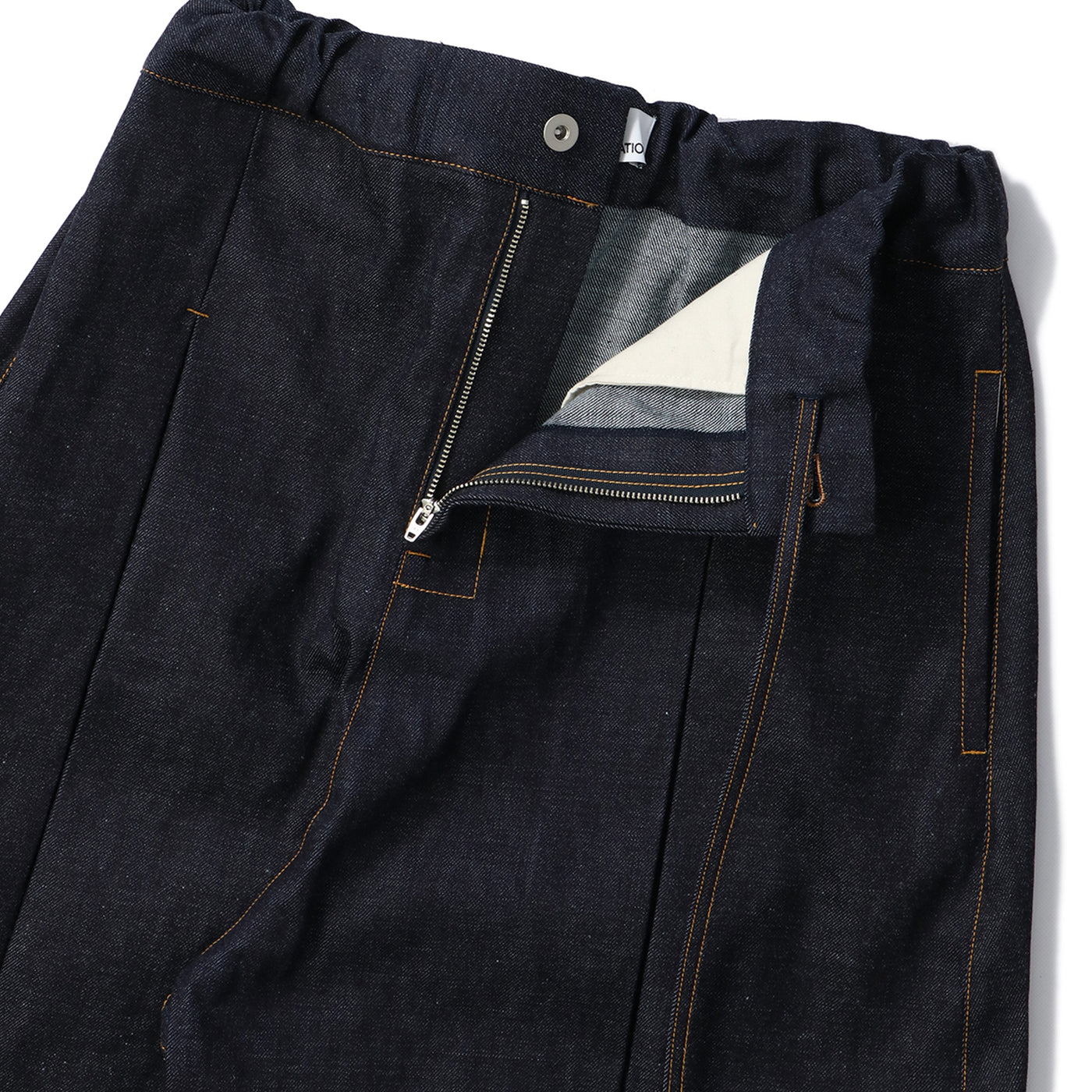 BOX PLEAT TROUSER RAW DENIM｜SAGE NATION｜BOTTOMS（ボトムス