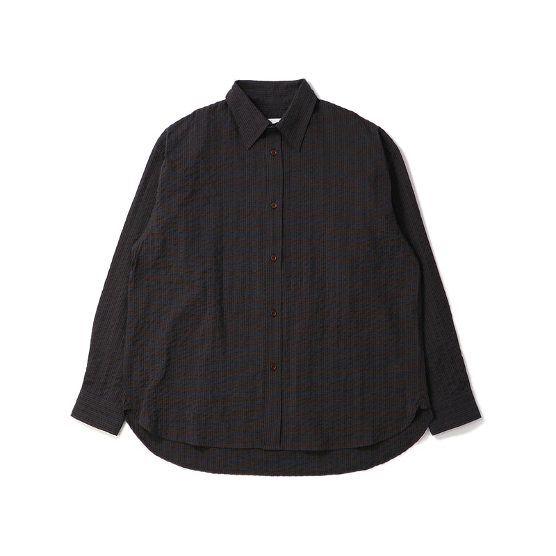 sage NATION（セイジネーション）/ TOPS（トップス）/ CHISHOLM SHIRT COTTON商品 / NAVY / BROWN CHECK