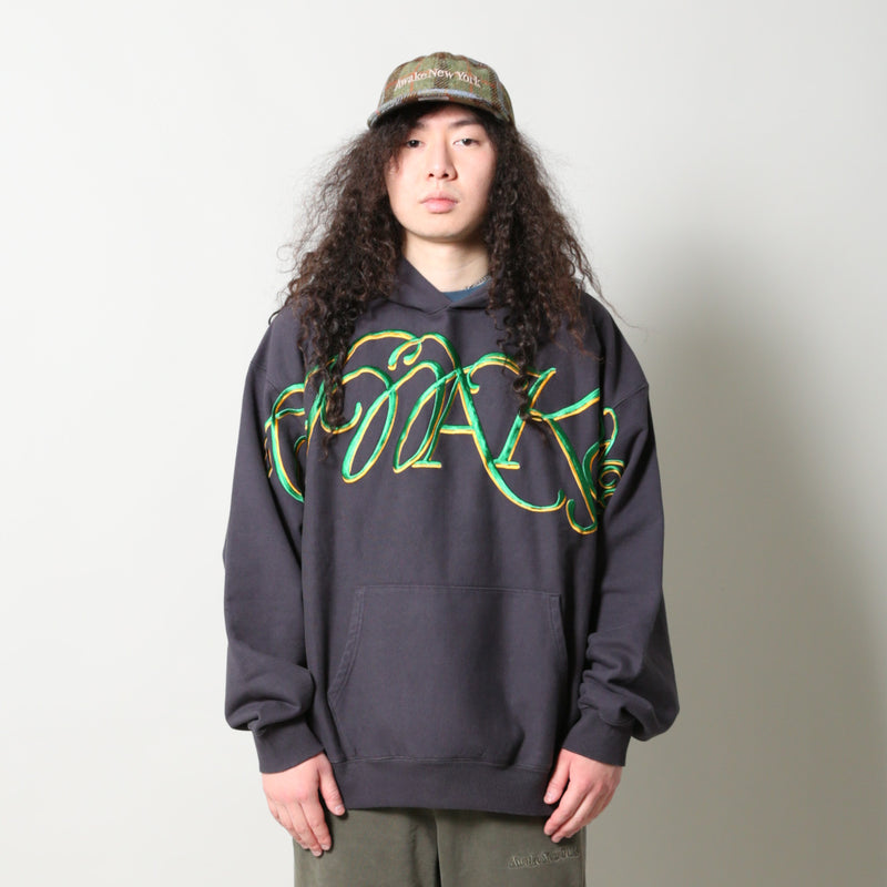 AWAKE NY(アウェイクニューヨーク)｜SCRIPT OVERSIZED EMBROIDERED HOODIE(スクリプトオーバーサイズドエンブロイダードフーディ)｜【公式通販 UNIONT TOKYO】｜ユニオントーキョー