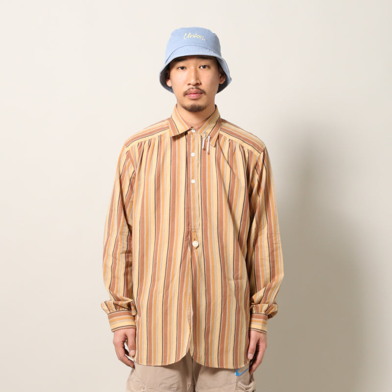 NEEDLES(ニードルズ)｜Pinhole Regular Collar EDW Shirt - India Cotton Lawn / Multi Stripe(ピンホールレギュラーカラーEDWシャツインディアコットンローンマルチストライプ)｜【公式通販 UNIONT TOKYO】｜ユニオントーキョー