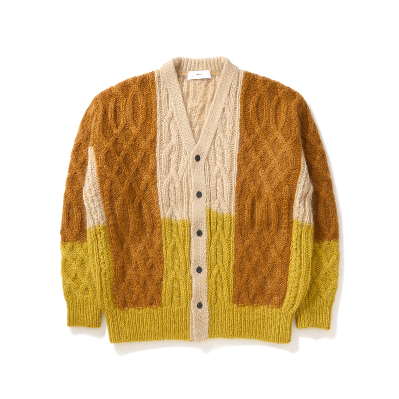 TOGA VIRILIS CABLE KNIT CARDIGAN