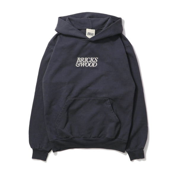 BRICKS & WOOD(ブリックスアンドウッド)｜LOGO HOODIE  MIDNIGHT(ロゴフーディミッドナイト)｜【公式通販 UNIONT TOKYO】｜ユニオントーキョー