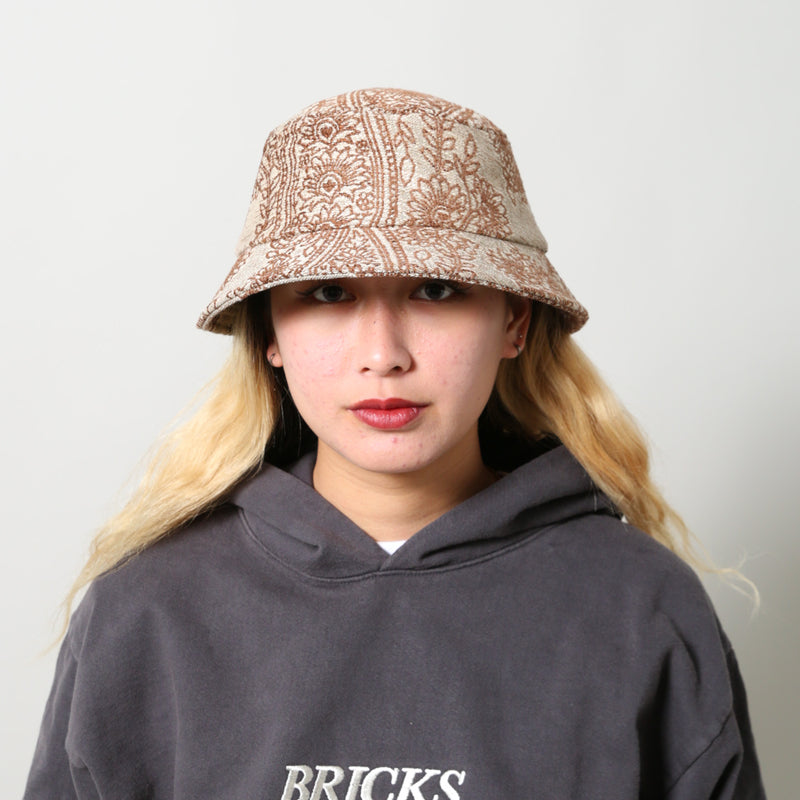 BRICKS & WOOD(ブリックスアンドウッド)｜FLOWER BUCKET HAT  CRIMSON(フラワーバケットハット クリムゾン)｜【公式通販 UNIONT TOKYO】｜ユニオントーキョー