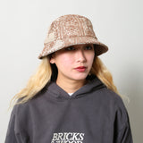 BRICKS & WOOD(ブリックスアンドウッド)｜FLOWER BUCKET HAT  CRIMSON(フラワーバケットハット クリムゾン)｜【公式通販 UNIONT TOKYO】｜ユニオントーキョー