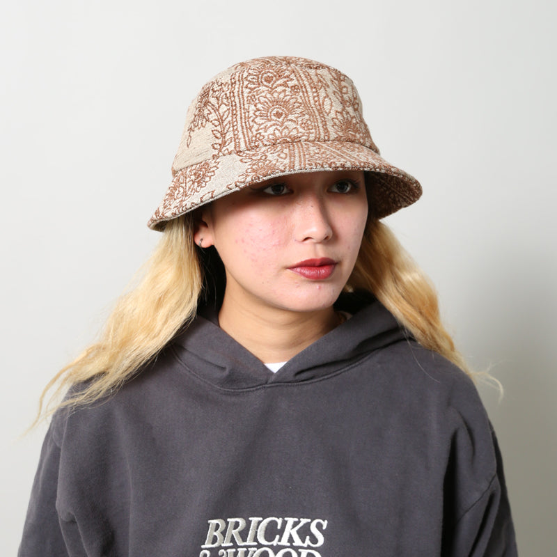 BRICKS & WOOD(ブリックスアンドウッド)｜FLOWER BUCKET HAT  CRIMSON(フラワーバケットハット クリムゾン)｜【公式通販 UNIONT TOKYO】｜ユニオントーキョー