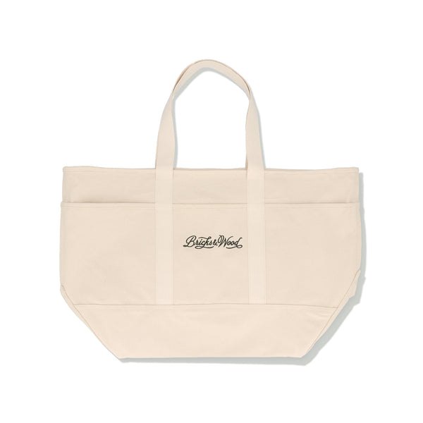 BRICKS & WOOD(ブリックスアンドウッド)｜JUMBO LOGO HEAVY CANVAS BOAT TOTE(ジャンボロゴヘヴィキャンバスボートトート)｜【公式通販 UNIONT TOKYO】｜ユニオントーキョー