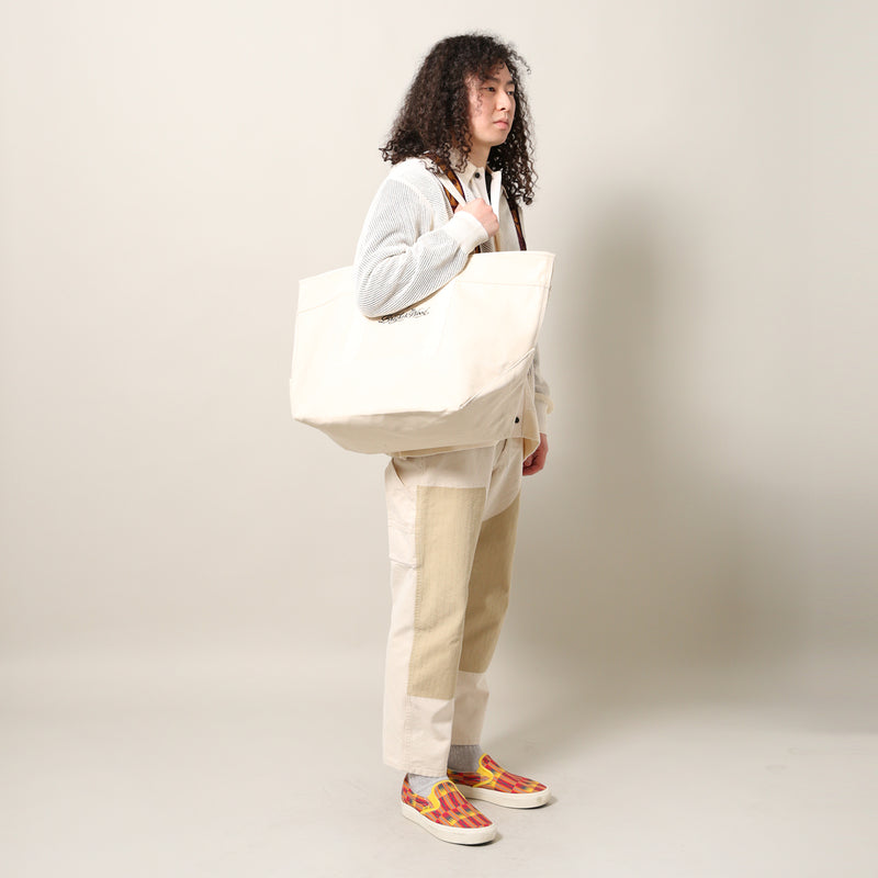 BRICKS & WOOD(ブリックスアンドウッド)｜JUMBO LOGO HEAVY CANVAS BOAT TOTE(ジャンボロゴヘヴィキャンバスボートトート)｜【公式通販 UNIONT TOKYO】｜ユニオントーキョー