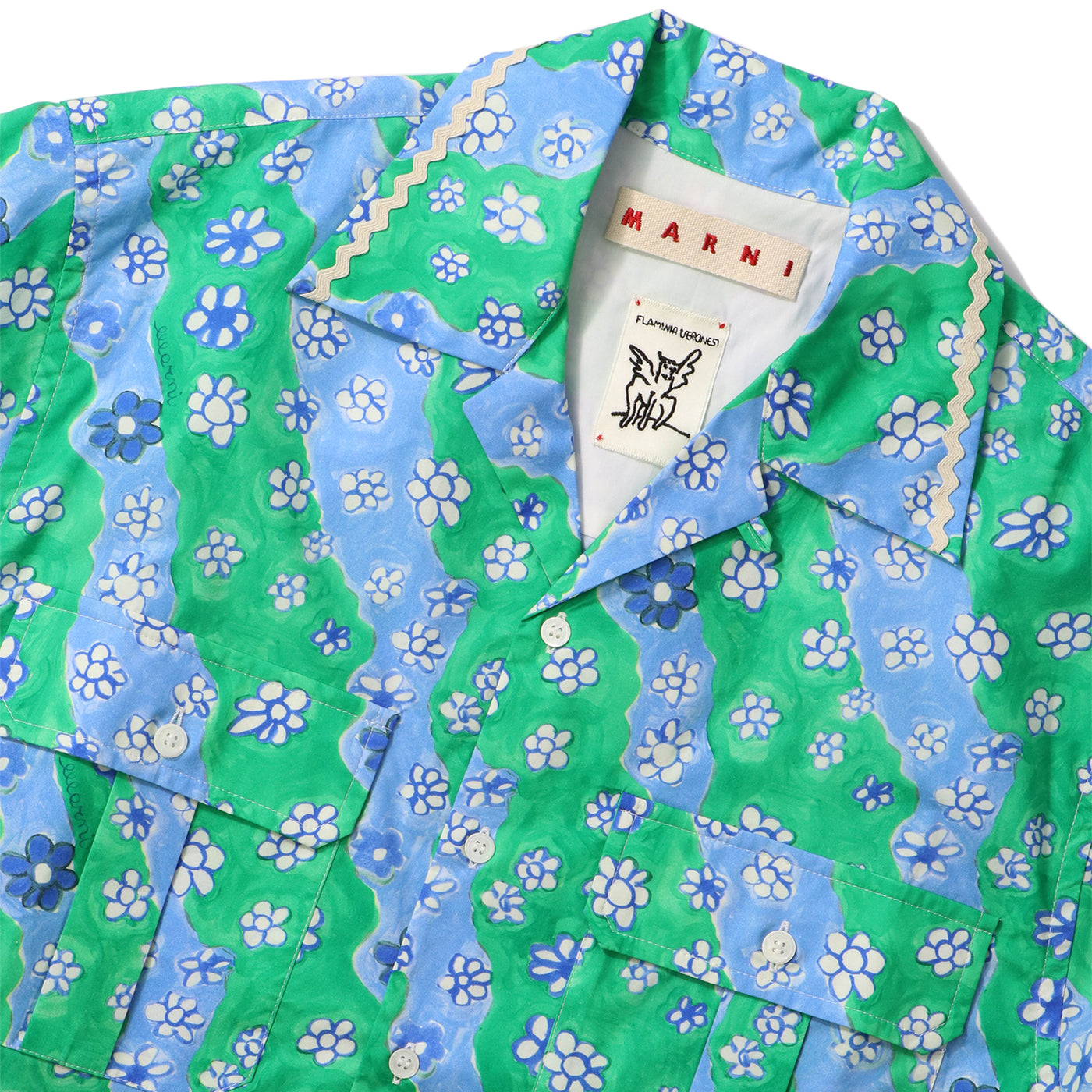 大人気アイテム MARNI(マルニ)｜SHIRT SEA GREEN(シャツ シーグリーン)｜【公式 トップス