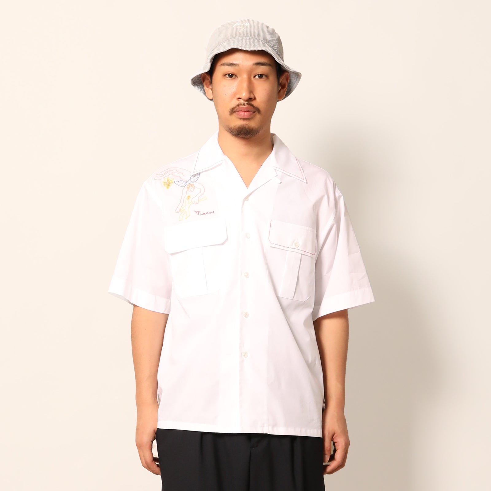 MARNI - MARNI(マルニ) ロゴ刺 シャツ トップス 2023年 半袖