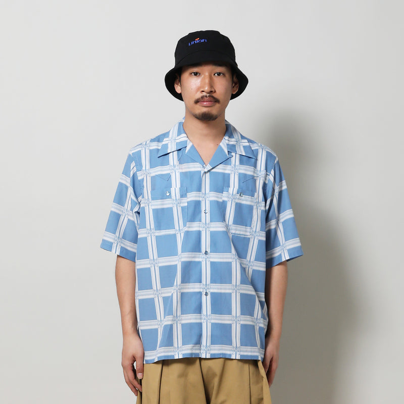 S/S Cowboy One-Up Shirt - R/C Lawn Cloth / Papillon Plaid