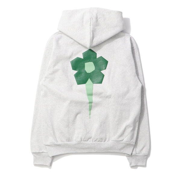 PUFFY LOGO HOODIE ASH