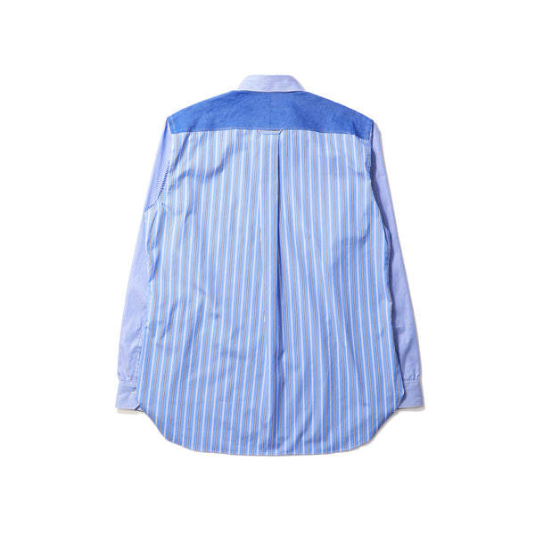 JUNYA WATANABE MAN(ジュンヤワタナベマン)｜COTTON BROAD STRIPE x LINEN CLOTH SHIRTS(コットンブロードストライプxリネンクロスシャツ)｜【公式通販 UNIONT TOKYO】｜ユニオントーキョー