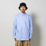 COTTON BROAD STRIPE x LINEN CLOTH SHIRTS