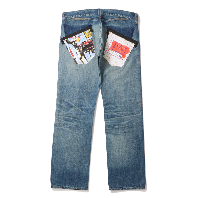 JUNYA WATANABE MAN(ジュンヤワタナベマン)｜COTTON SELVEDGE DENIM Jean-Michel Basquiat PANTS(コットンセルヴィッジデニム ジャンミシェルバスキアパンツ)｜【公式通販 UNION TOKYO】｜ユニオントーキョー