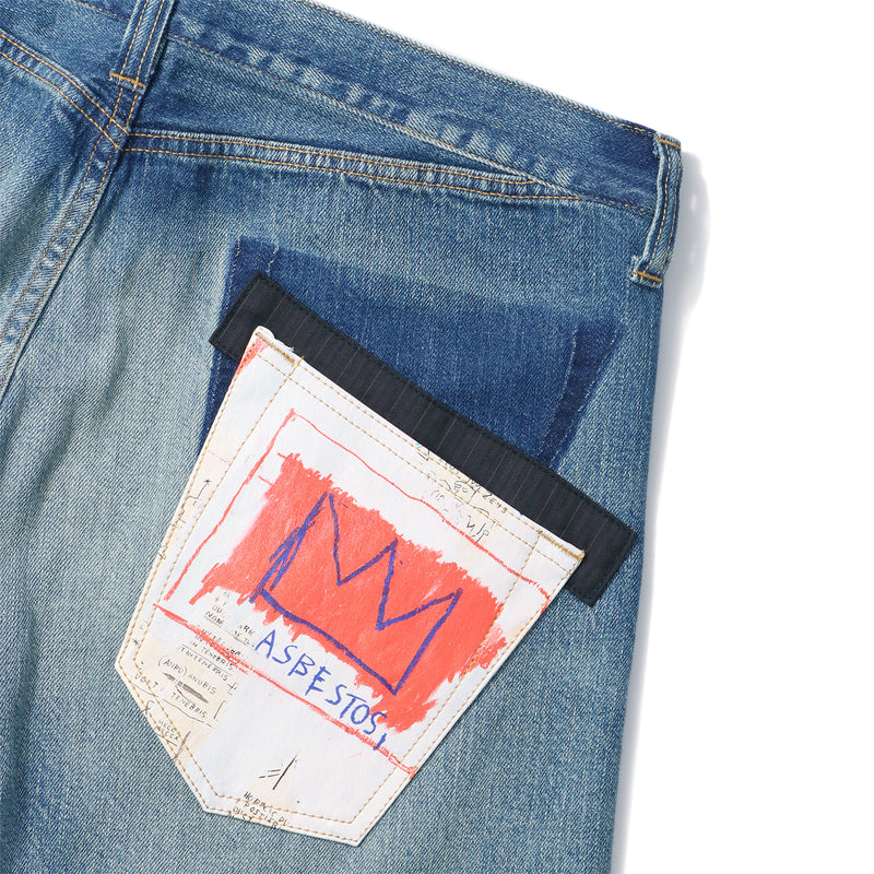 JUNYA WATANABE MAN(ジュンヤワタナベマン)｜COTTON SELVEDGE DENIM Jean-Michel Basquiat PANTS(コットンセルヴィッジデニム ジャンミシェルバスキアパンツ)｜【公式通販 UNION TOKYO】｜ユニオントーキョー