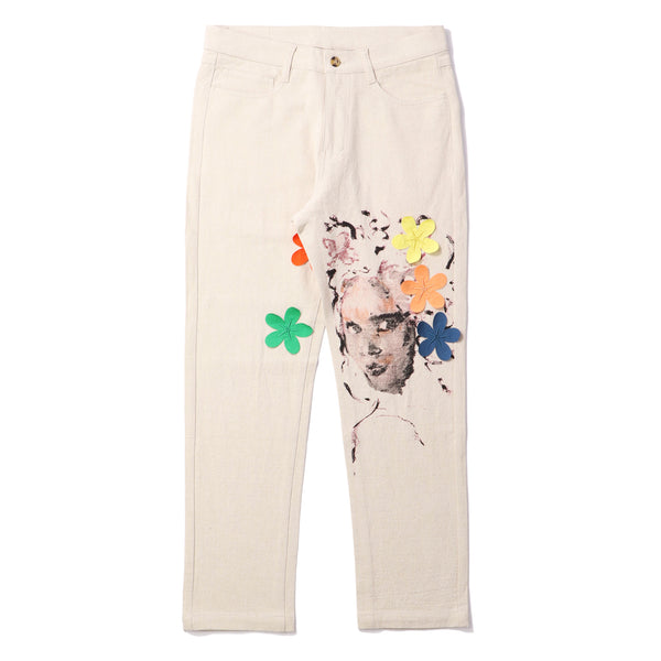 KidSuper(キッドスーパー)｜FLOWERS FACE SUIT PANTS(フラワーズ フェイス スーツ パンツ)｜【公式通販 UNION TOKYO】｜ユニオントーキョー