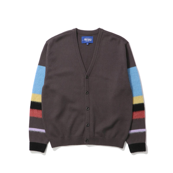 AWAKE NY(アウェイクニューヨーク)｜STRIPED MOHAIR SLEEVE CARDIGAN(ストライプドモヘアスリーブカーディガン)｜【公式通販 UNIONT TOKYO】｜ユニオントーキョー