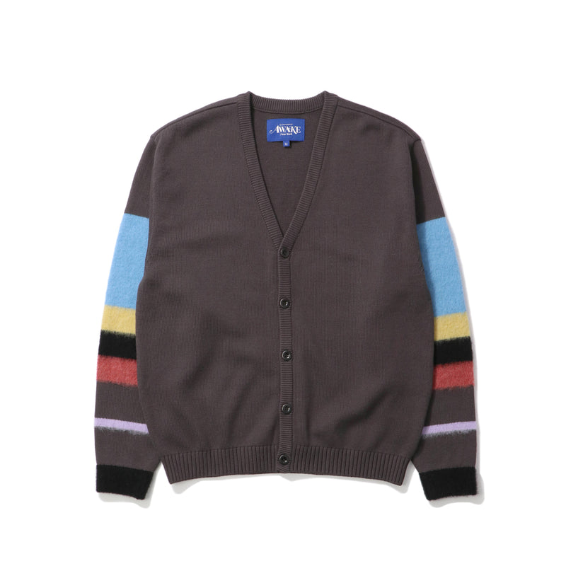 Striped sleeve cardigan sale