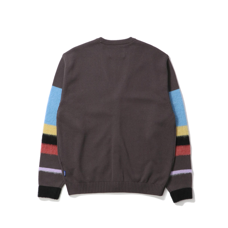 AWAKE NY(アウェイクニューヨーク)｜STRIPED MOHAIR SLEEVE CARDIGAN(ストライプドモヘアスリーブカーディガン)｜【公式通販 UNIONT TOKYO】｜ユニオントーキョー