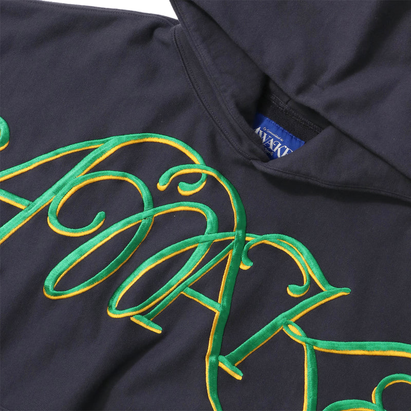 AWAKE NY(アウェイクニューヨーク)｜SCRIPT OVERSIZED EMBROIDERED HOODIE(スクリプトオーバーサイズドエンブロイダードフーディ)｜【公式通販 UNIONT TOKYO】｜ユニオントーキョー